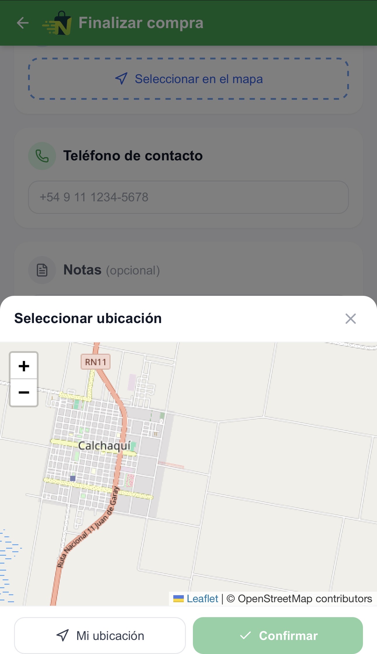 Nexo — Perfil de usuario