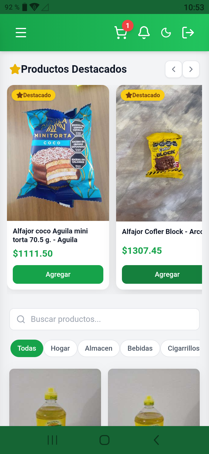 Nexo — Detalle del pedido
